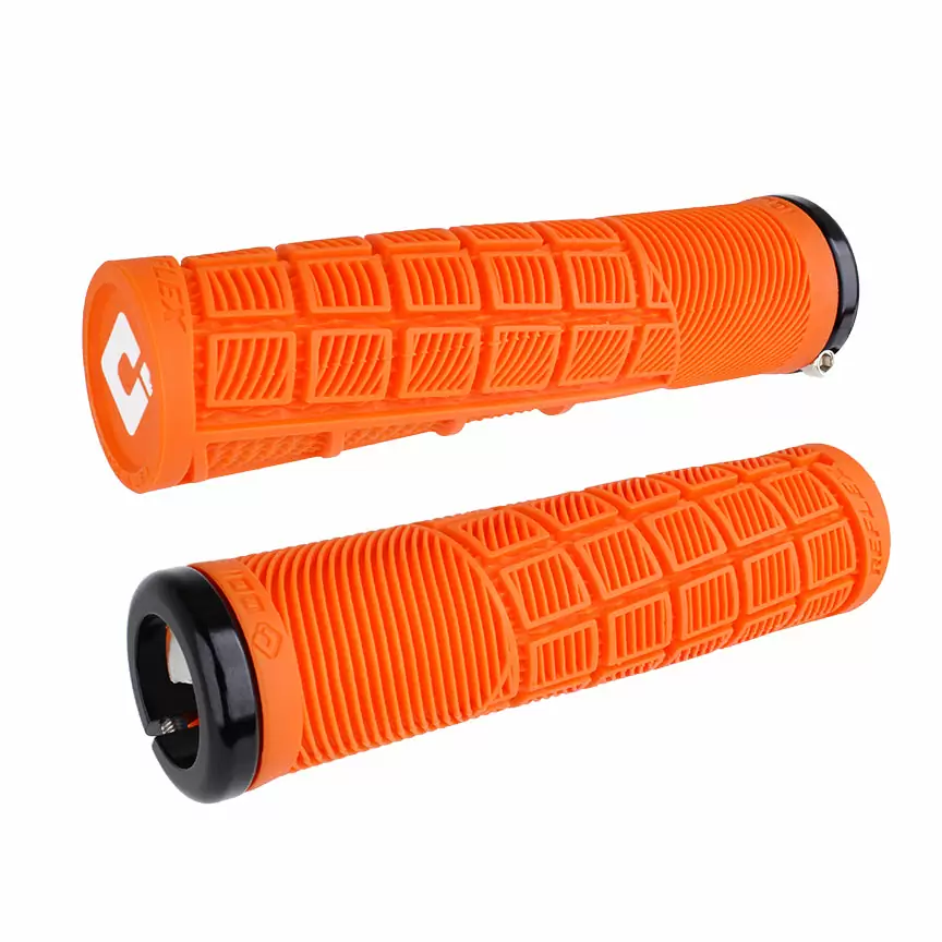 Par de puños MTB Reflex V2.1 Lock-On 33,5 mm x 135 mm naranja/negro - image